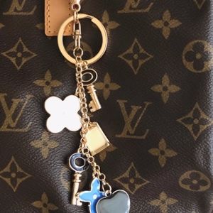 fashion Jewlery bag charm Accessories - Key Clover heart purse charm for Louis Vuitton Bag fashion Jewlery bag charm Accessories - Key Clover heart purse charm for Louis Vuitton Bag